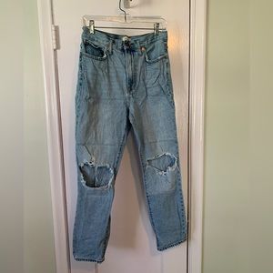 Madewell Perfect Vintage Jean with Ripped Knees